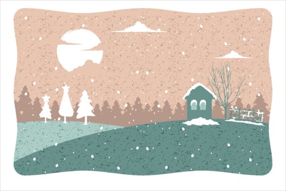 Christmas Beauty Illustration: A Festive Design Asset