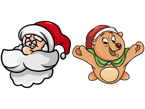 Christmas Bundle Bear Illustrations