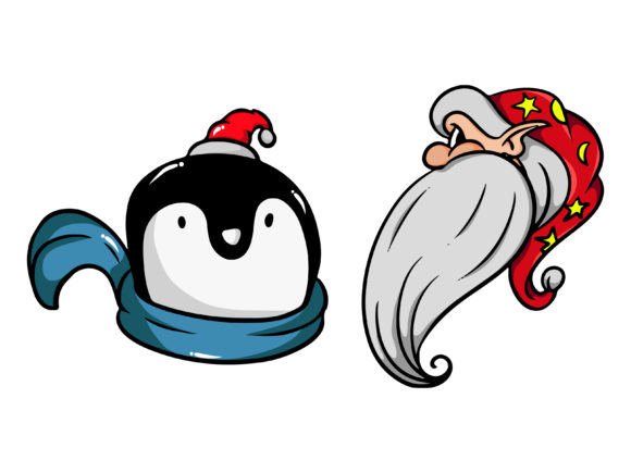 Christmas Bundle Penguin Illustrations