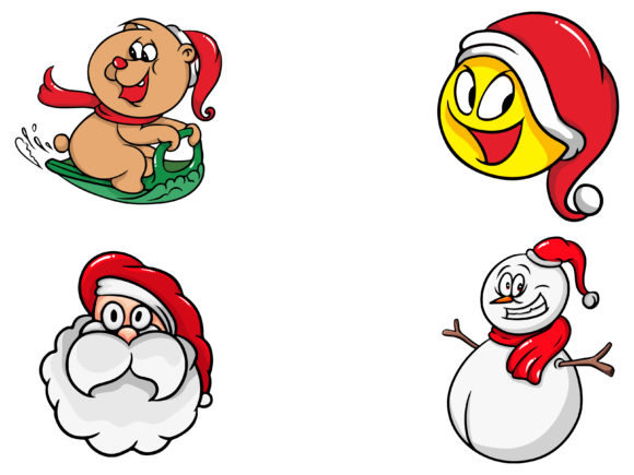Christmas Four Bundle Snowman