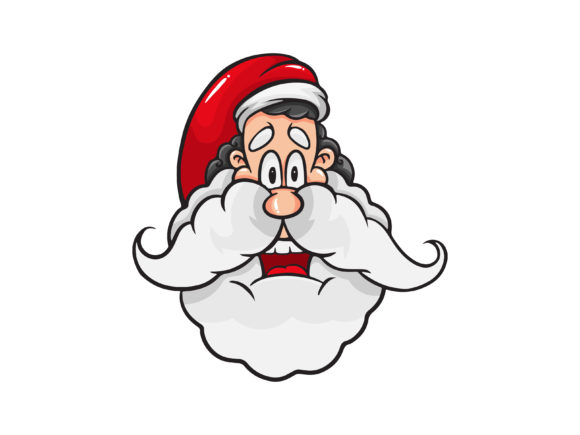 Christmas Santa Claus Laugh Illustrations
