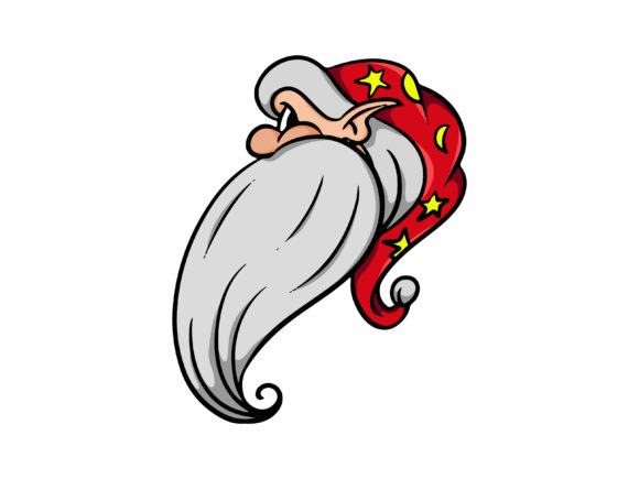 Christmas Santa Side Illustrations