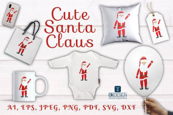 Christmas Santa SVG for Handmade Creators