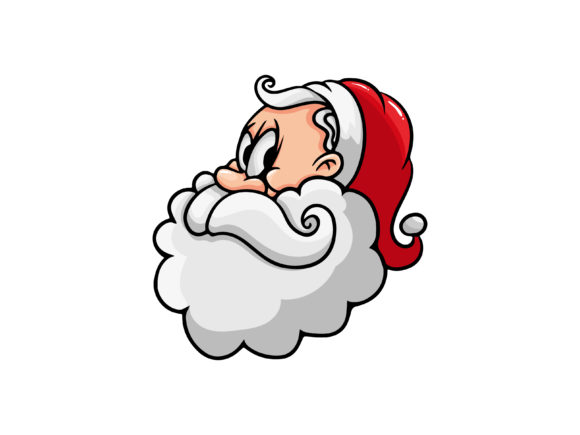 Christmas Scared Santa Illustrations