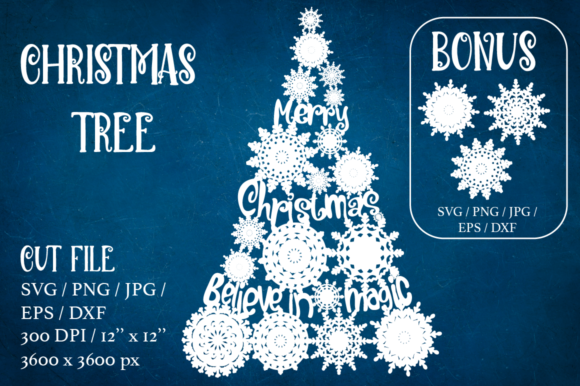 Christmas Tree. Merry Christmas Illustrations
