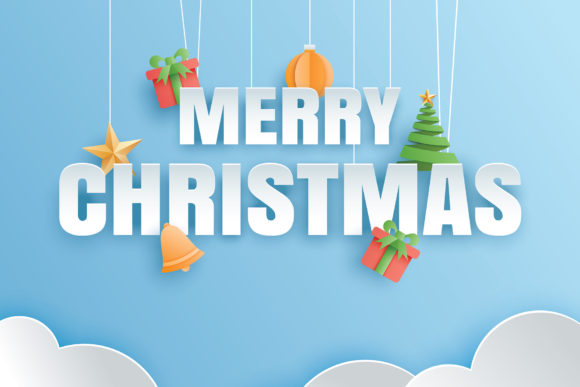 Merry Christmas Greeting Card 1 Illustrations