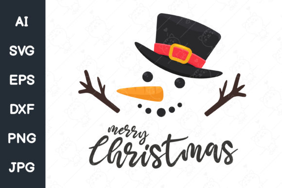 Snowman Costume for Christmas Illustrations