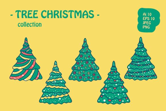 Tree Christmas Icon Illustration